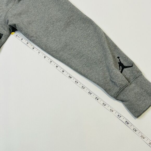 Nike Air Jordan Sport DNA Pullover Hoodie Grey Black DV7724-091 Mens Size Medium - Picture 8 of 8